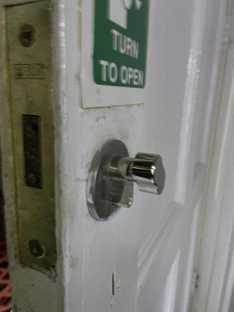 Turn to open door